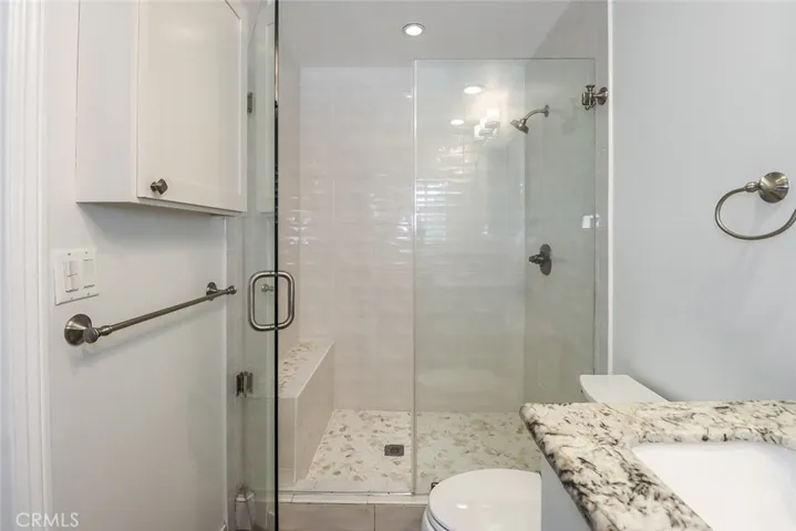 Primary bedroom walk in shower