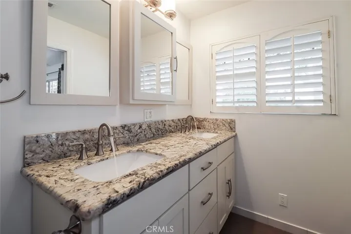 Primary Bedroom bath has two sinks