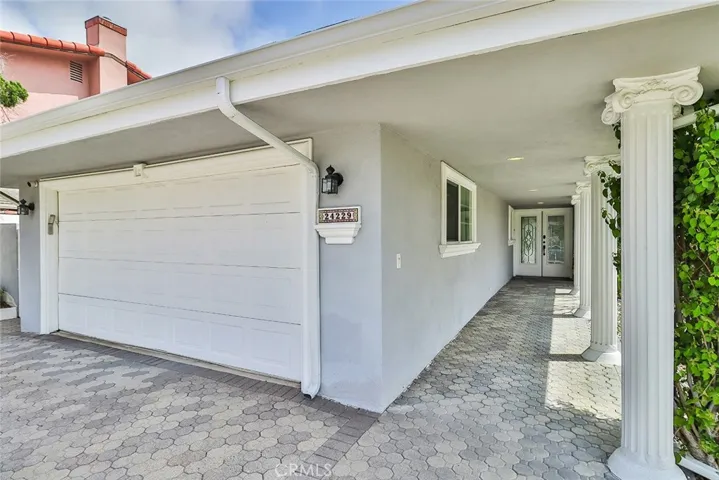 Entrance to house