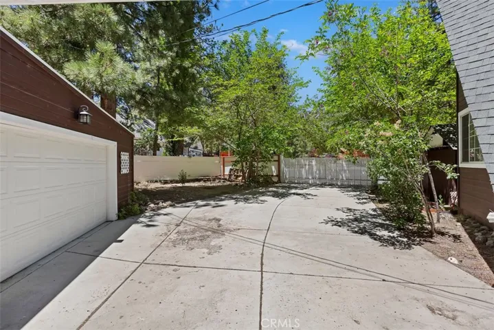 Back driveway