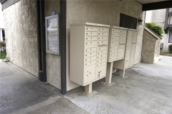 mailbox and party room