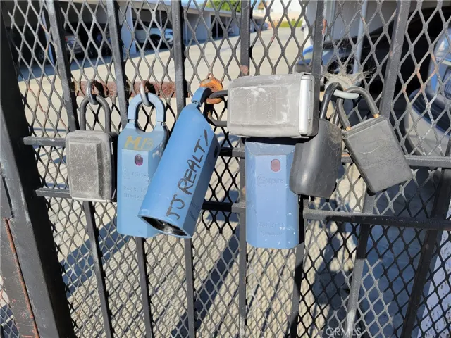 lockbox at driveway gate