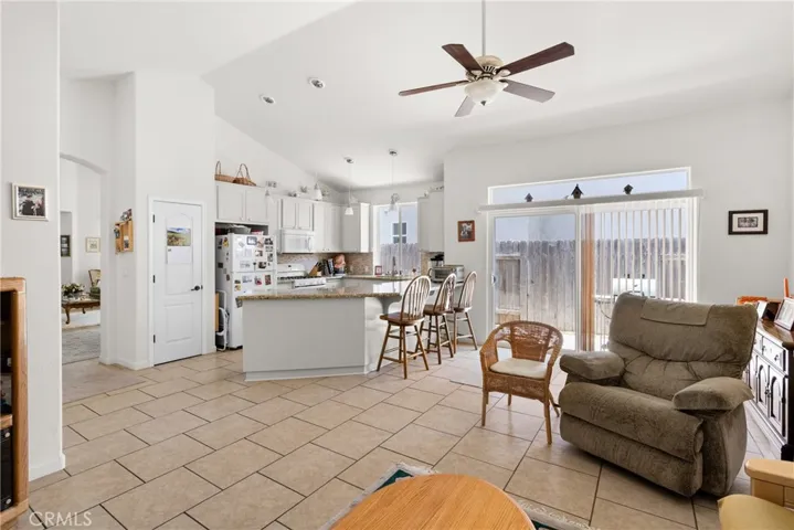 Family Room & Kitchen In The Background