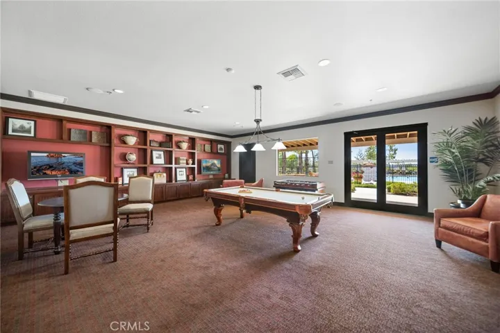 Club house pool room