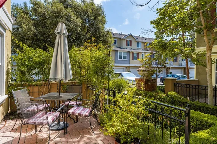 Private Outdoor patio, with room for BBQ.