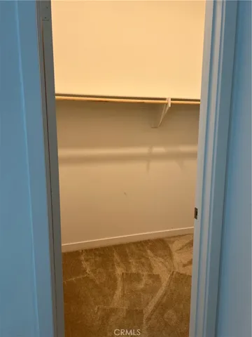 First floor walk in closet