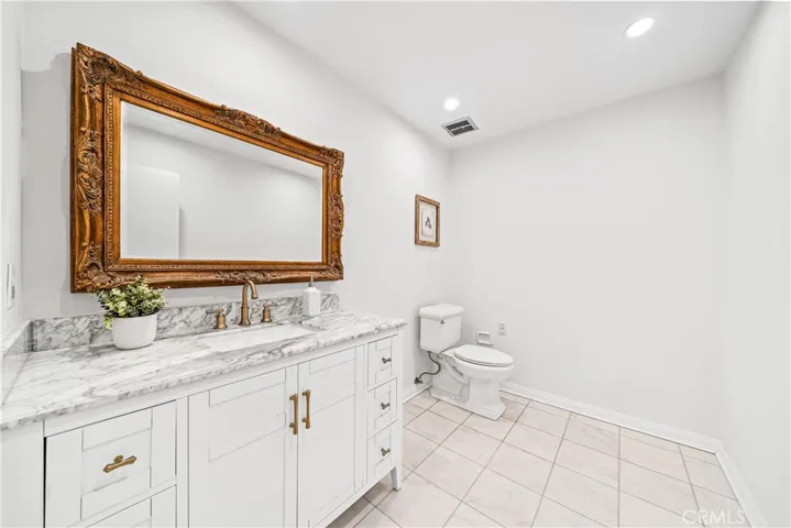 Downstairs Powder Room.
