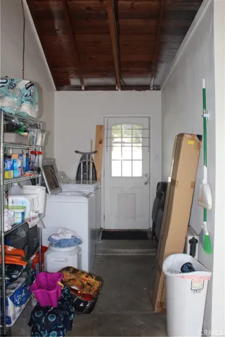 Laundry in Garage