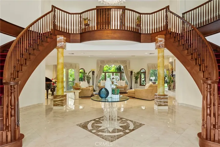 Front Entry and view of living room