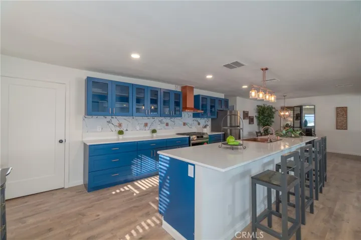 Gourmet Kitchen/behind the door is a pantry storage very large room