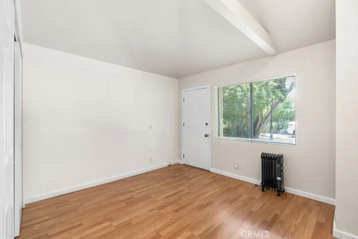 Unit B, Bedroom #3 with door to exterior