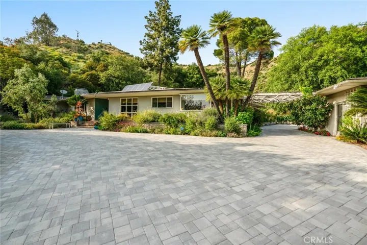 Pavers on driveway and garage areas