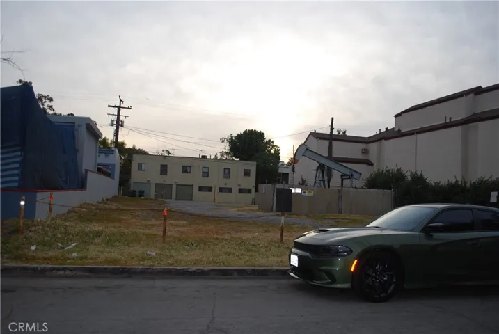 Lot behind the building