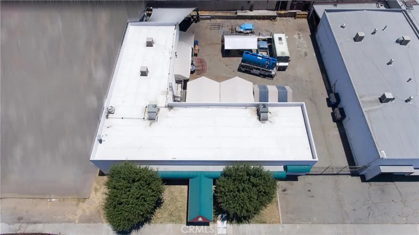 Picture digitally altered to remove equipment from parking lot.