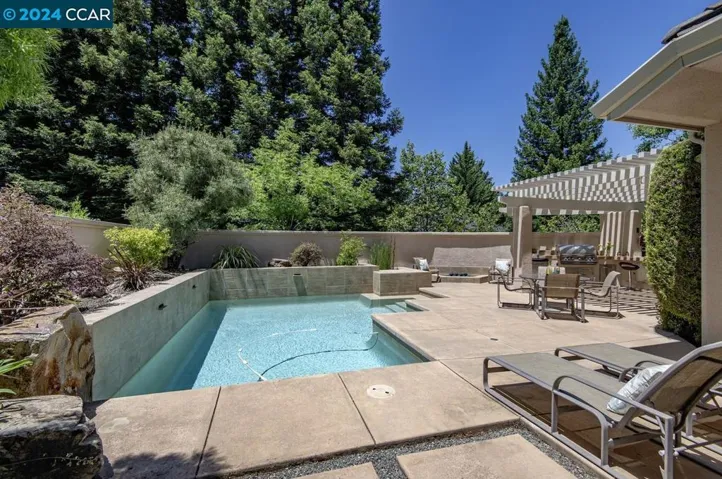 Pool with Fountains