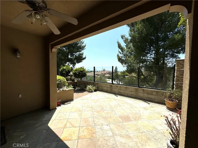 REAR YARD COVERED PATIO AREA