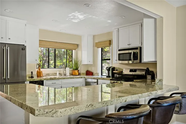 Updated Kitchen with Counter Seating