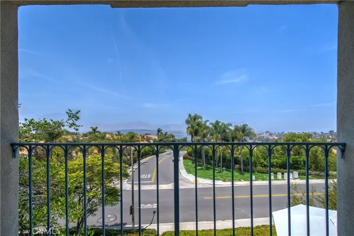 View fron master bedroom balcony