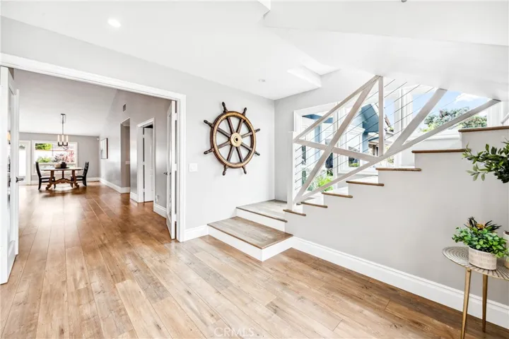 Entry looking towards dining room.