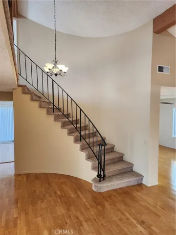 Elegant curved staircase