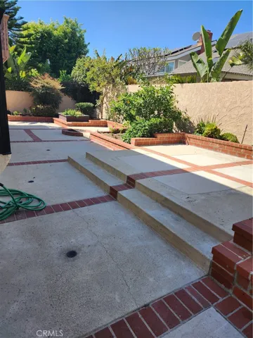 Ample space for backyard jacuzzi