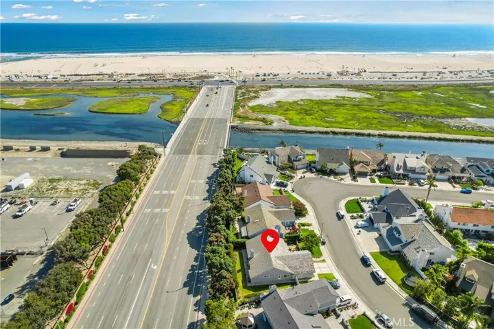 The beach is just a few blocks away.