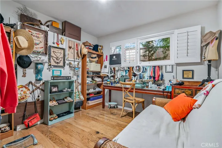 Bedroom #3, currently used as a dressing room