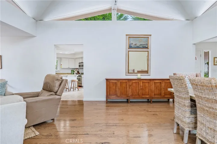 Kitchen entry from living room/dining area
