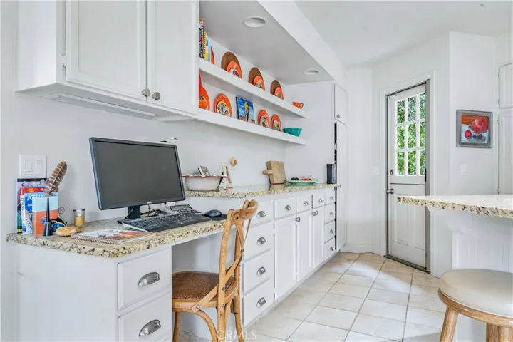 Built in desk in the​​‌​​​​‌​​‌‌​​‌​​​‌‌​​​‌​​‌‌​​‌‌​​‌‌​​​​ kitchen