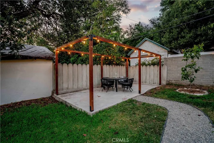 Lighted deck for entertaining and relaxing