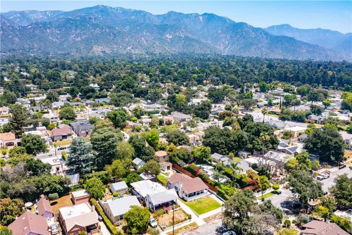 Aerial view from the southwest