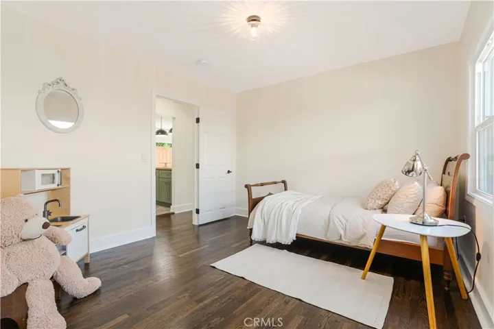 Bedroom 2 with hardwood floors