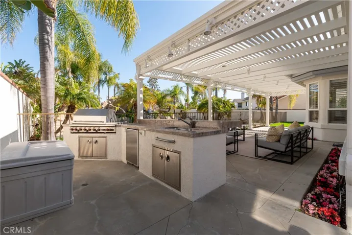 Built in BBQ Island, Recently Remodeled Patio Cover