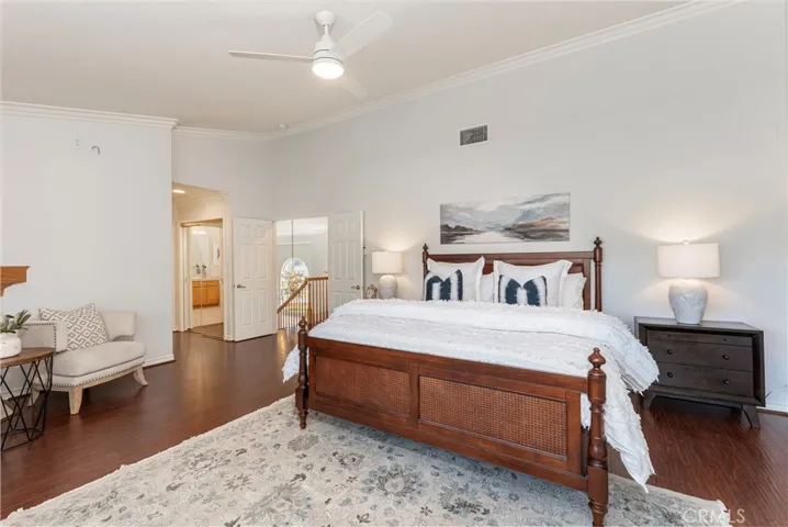 Specious Master Suite with Cathedral Ceiling