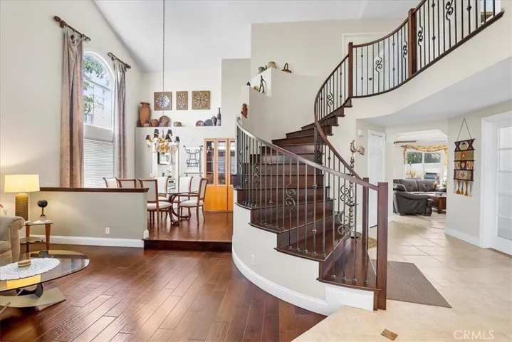 Grand entry staircase
