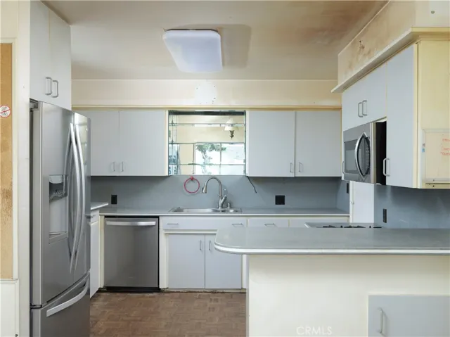 The kitchen...