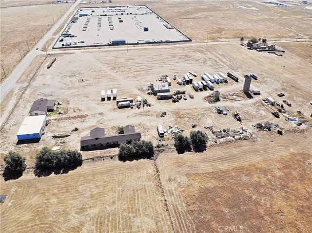Aerial view facing East