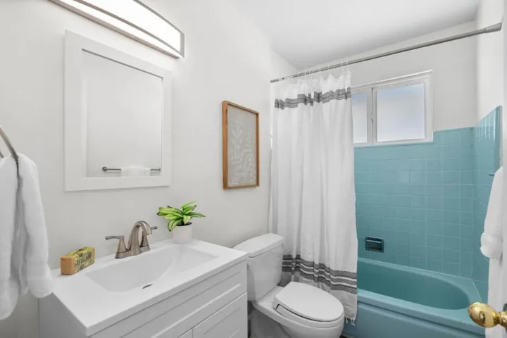 Hallway bathroom