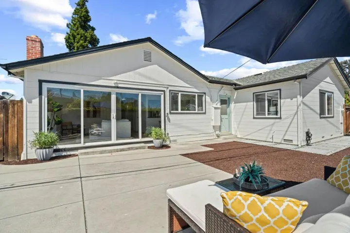 Large and easy to maintain backyard