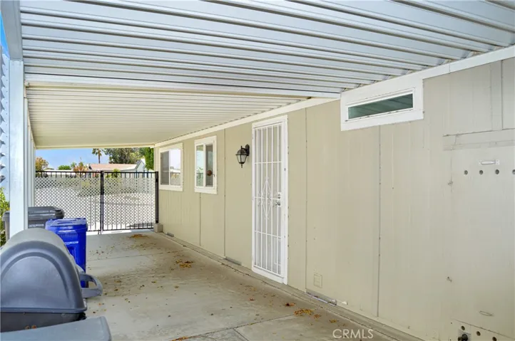Yes, there's another security screen on the back door, too.