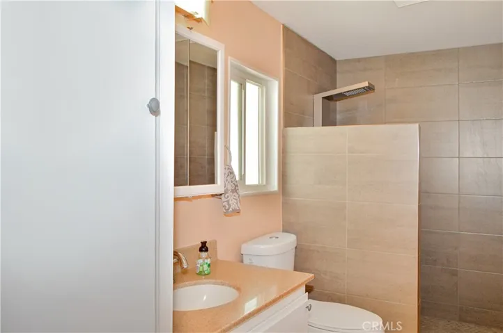 The main suite's bath has been upgraded with a custom, tiled, walk-in shower with a Vevor shower panel system with waterfall and massage​​‌​​​​‌​​‌‌​​‌​​​‌‌​​​‌​​‌‌​​‌‌​​‌‌​​​​ jets