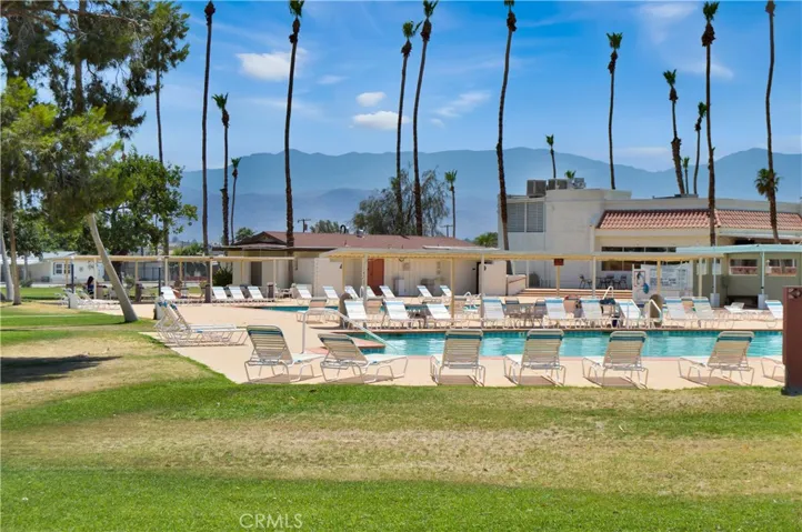 Tri Palm Estates & Country Club offers golf, swimming pools, spas, tennis courts, pickleball, shuffleboard, a restaurant, billiards, cards, and numerous clubs and activities to keep you exercised and entertained!