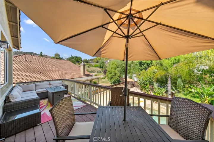 Deck off master bedroom