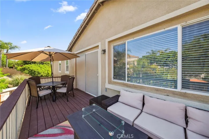 Deck off master bedroom