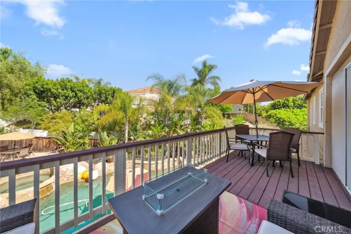 Deck off master bedroom