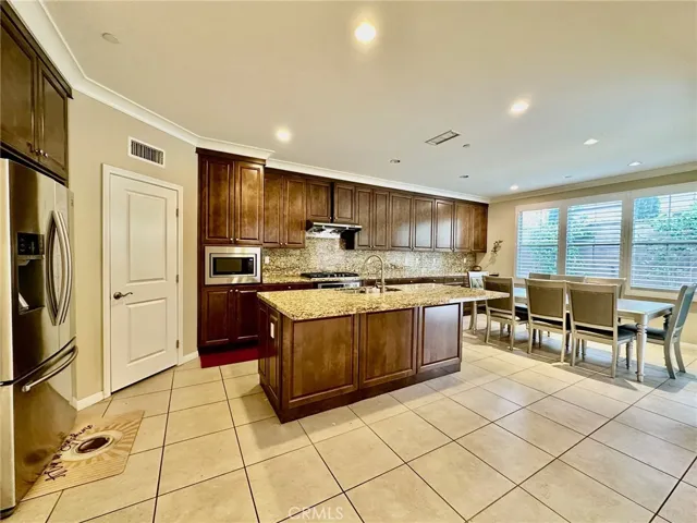 kitchen and dining