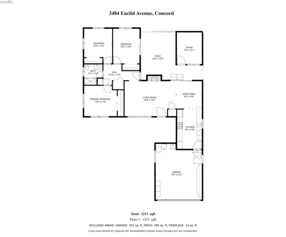3484 Euclid Ave, Concord, California 94519