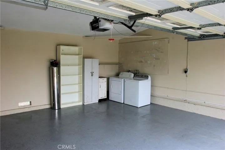 Washer dryer in garage