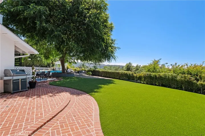 Large yard with turf area to play and enjoy!