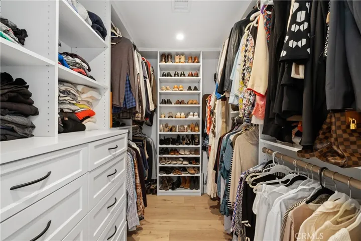 Large walk in closet in Primary Upstairs!